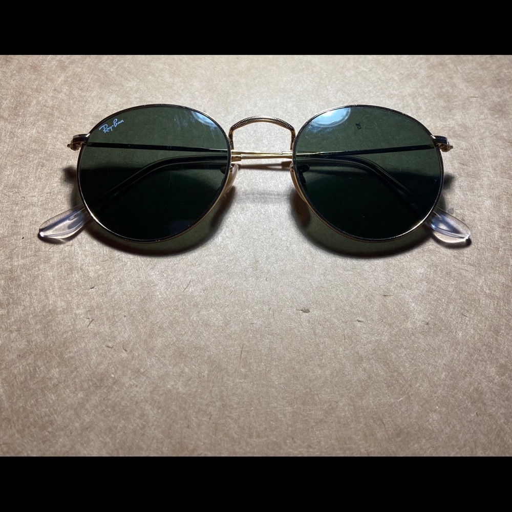Black Circular RayBans